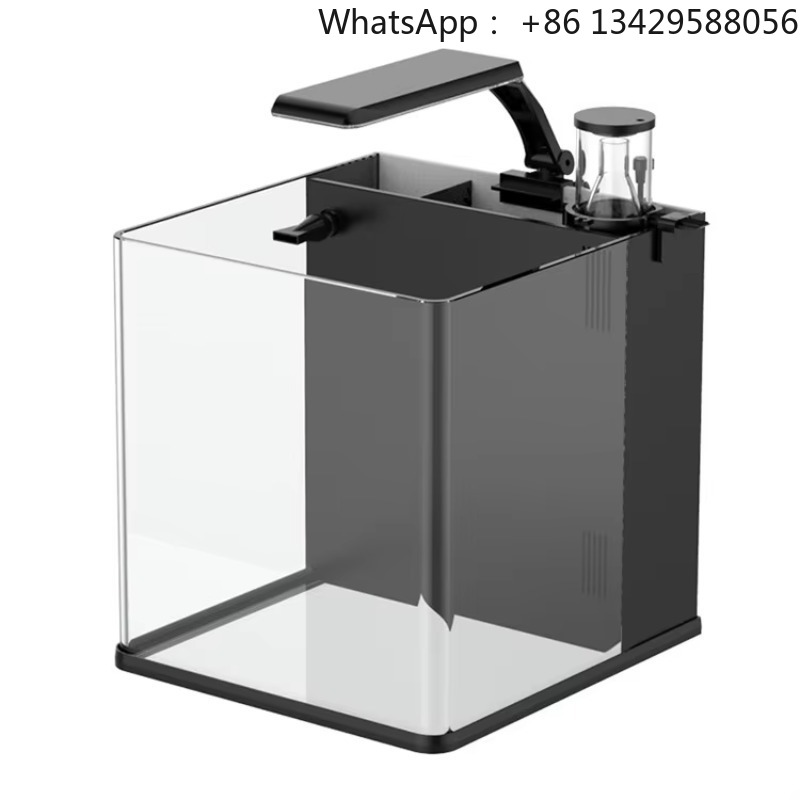 Marine Aquarium Cube - Ultra przezroczysty szklany mini akwarium morskie