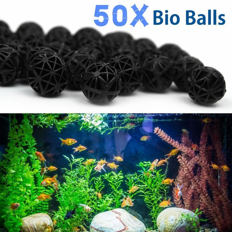 Marine Aquarium - 50 szt. 16mm Kulki Filtracyjne do