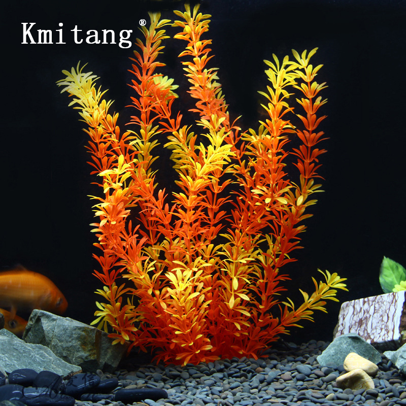 Marine Aquarium - 100 cm Duże Sztuczne Rośliny Tropikalne,