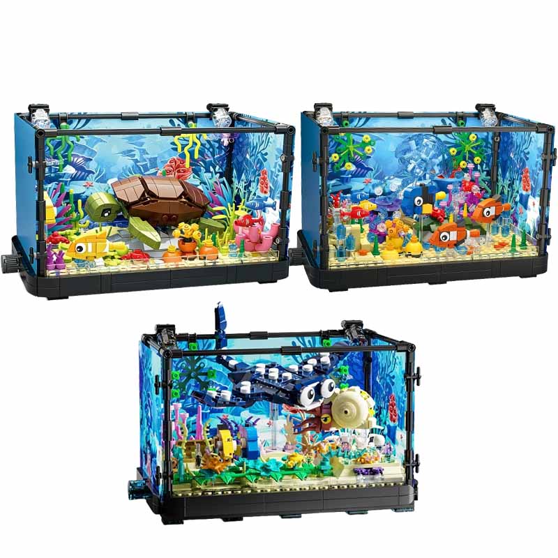 Marine Aquarium - Zestaw klocków do budowy akwarium ze