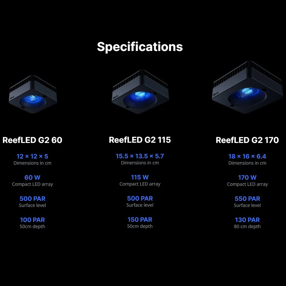 RedSea ReefLED G2 60/115/170 N – Reef Lighting recenzja i cena