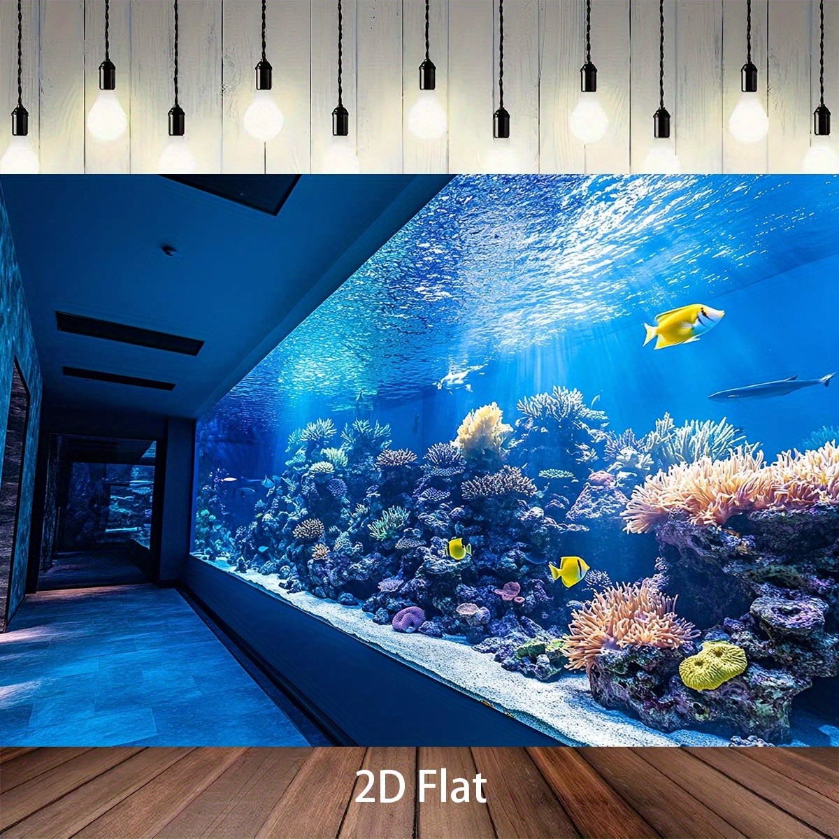 Żywa gobelina z motywem akwari – Reef Aquarium recenzja i cena