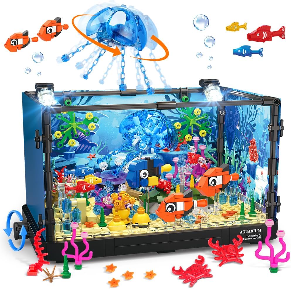 Zestaw bloków do akwarium ze ś – Marine Aquarium Cube recenzja i cena